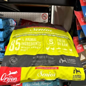 Orijen Senior dog food, 13 lb bag