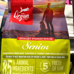 Orijen Senior dog food, 4.5 lb bag